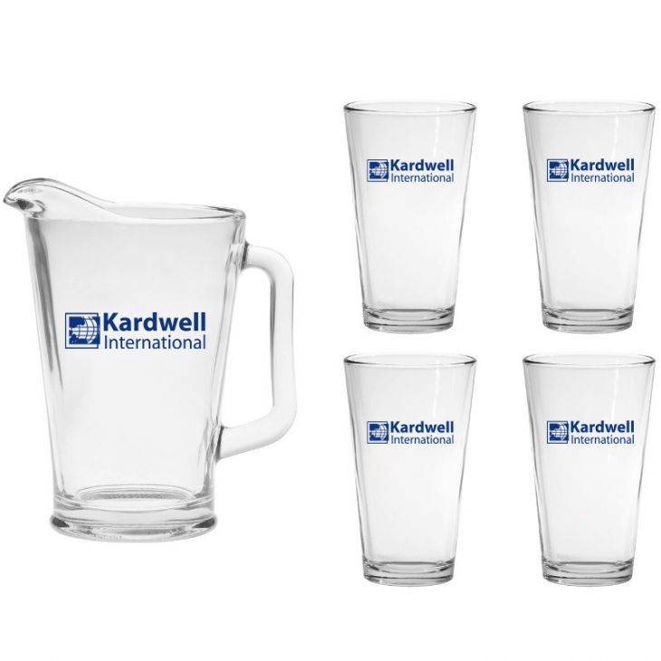 Glass Pitcher and Pint Set main image